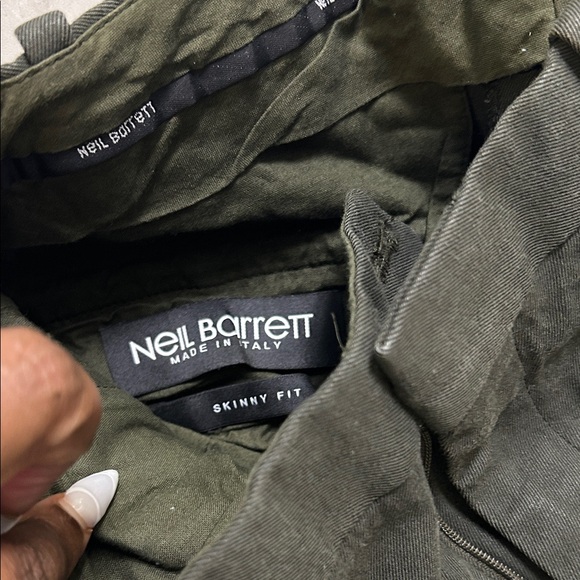 Men's Black Cargo Pants - Picture 3 of 4